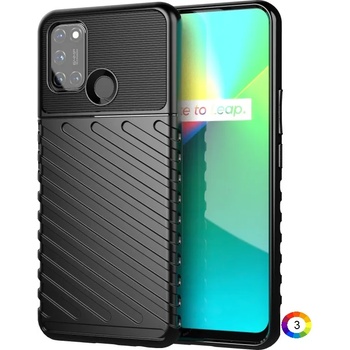 Image 1 of OPPO Realme 7i Удароустойчив Twill Texture Калъф и Протектор