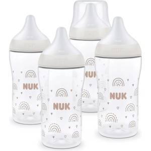 Nuk Комплект шишета NUK - Perfect Match, PP, 260 ml, 4 броя, дъга (10225349) - ozone
