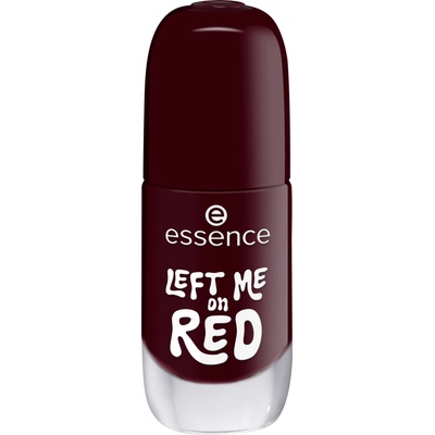 essence Lak na nechty Gél Nail 8 ml 12 Left ME on Red