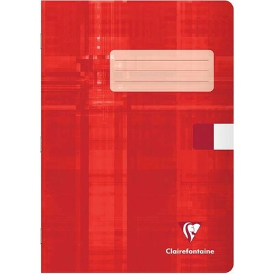 Clairefontaine Školní sešit A5 560 čistý červená