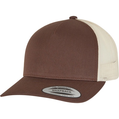 Flexfit 6506 Retro Trucker 5 panelová COT556506akk99-mustang/bei Mustang/béžová