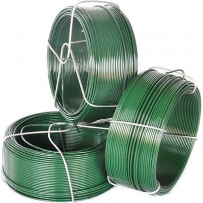 Napínací drát poplastovaný Zn+PVC, zelený, 78 m