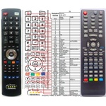 GENERAL ECG 22DHD144PVR, 22DHD162PVR, 22LED301, 22LHD143, 22LHD163PVR, 24DFHD142PVR, 24LED302PVR - съвместимо дистанционно управление на марката General (22DHD144PVR, 22DHD162PVR, 22LED301, 22LHD143, 22LHD163 Дистанционно