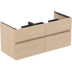 Ideal Standard Finesse - Шкафче за умивалник, 120x51x55 см, 4 чекмеджета, бял дъб E3399US (E3399US)