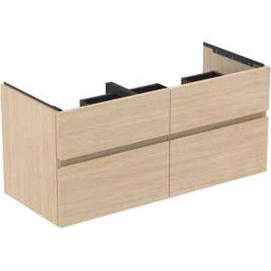 Ideal Standard Finesse - Шкафче за умивалник, 120x51x55 см, 4 чекмеджета, бял дъб E3399US (E3399US)