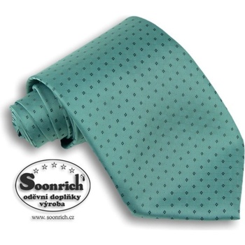 Soonrich kravata tkaná zelená World kwr010