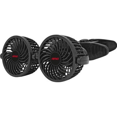 WELLHOX Ventilátor do auta s klipom 2x4" 12V
