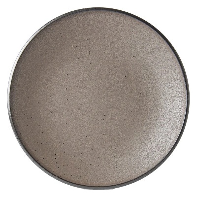 MIJ Dezertný tanier EARTH BLACK 25 cm