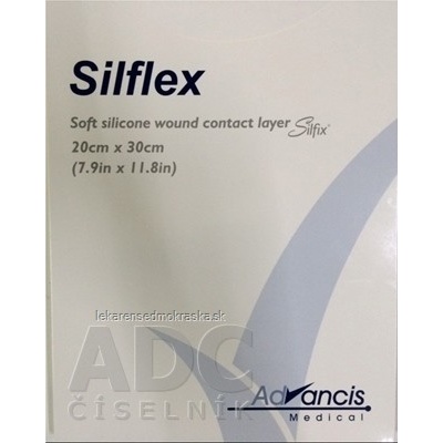 Silflex krytie na rany nepriľnavé 20 x 30 cm 10 ks