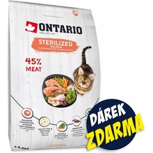 Ontario Cat Sterilised Salmon 6,5 kg
