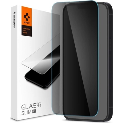 Spigen iPhone 16e SPIGEN FC протектор за екран стъкло 2.5D, подчертаващ цвета, BLACK AGL03392 (AGL03392)