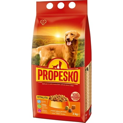 Propesko Vitalita Hovězí & Drůbeží & Zelenina 3 kg