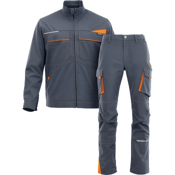Image 1 of SARA Работно облекло King Flex Grey - яке + панталон (1-04-015-combo)