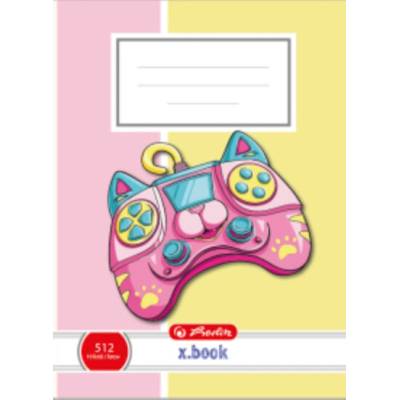 Herlitz Sešit A5 linkovaný 512 Gamepad Cat