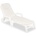 BICA Техноратанов шезлонг с възглавница Bahama white Bica (BC8992P)