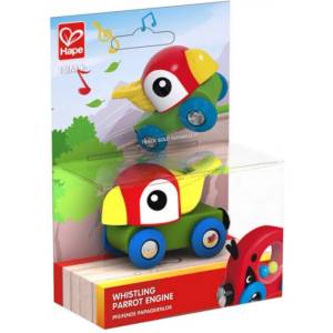Hape Дървена играчка, Hape, Локомотив свирукащ папагал