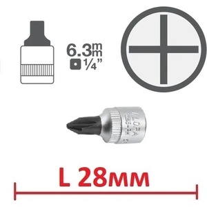 ELORA Битове ph - l28мм на вложка 1/4" от 6.00лв ; elora