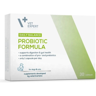 VetExpert Probiotic Formula probiotikum pro psy a kočky 30 ks
