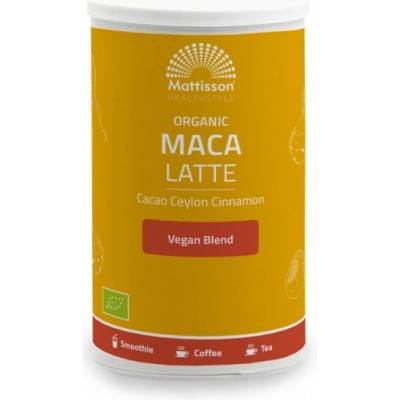 Mattisson Healthstyle Organic Maca Latte, 160 g, Mattisson Healthstyle (MT2094)