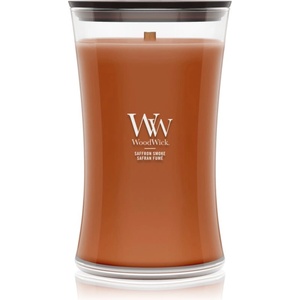 WoodWick Saffron Smoke ароматна свещ с дървен фитил 610 гр