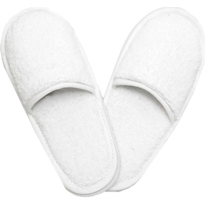 The One Towelling Pantofle Slippers froté Bílá/taupe