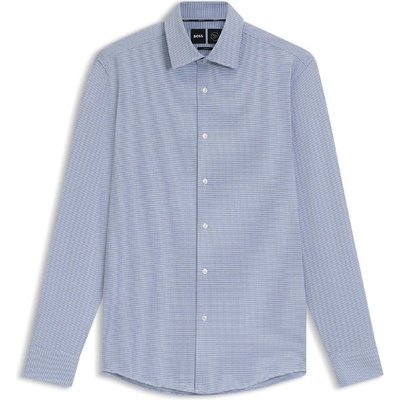 HUGO BOSS P-Hank-Kent-C1-222 Slim Fit Shirt - Blue