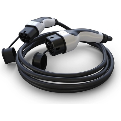 EcoVolter Кабел за зареждане EcoVolter за електрически превозни средства Type2, 11kW 3x16A 5m, бял накрайник (3x16A, 5m, bílá)