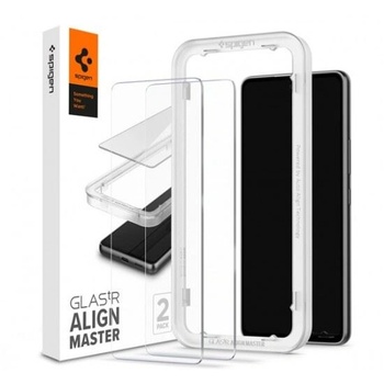 Spigen Стъклен протектор Spigen Alm Glas. TR, 2-Pack за Samsung Galaxy A53 5G, Прозрачен (AGL04306) (AGL04306)