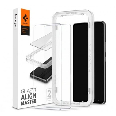Spigen Стъклен протектор Spigen Alm Glas. TR, 2-Pack за Samsung Galaxy A53 5G, Прозрачен (AGL04306) (AGL04306)