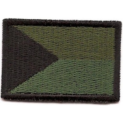 NAVYS Nášivka ČR vlajka veľká OLIV (65mm)
