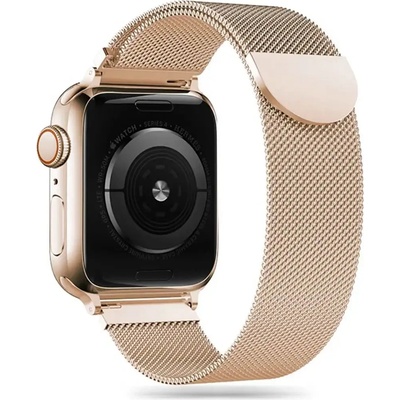 Tech-Protect Каишка Tech-Protect MilaneseBand за Apple Watch 4 / 5 / 6 / 7 / 8 / 9 / SE / Ultra 1 / 2 (42/44/45/49 mm), златиста (5906735412680)