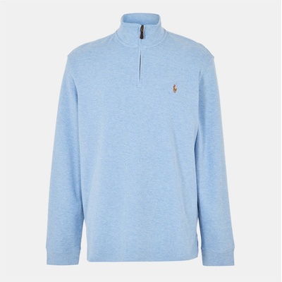 Ralph Lauren Поларена блуза Polo Ralph Lauren Estate Fleece Quarter Zip Sweater - Isle Heather