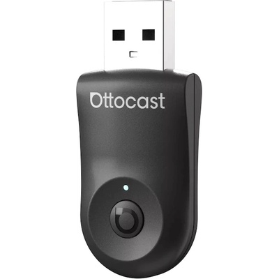 Адаптер за Apple CarPlay и Android Auto - Ottocast Mini Flow Wireless CarPlay Android Auto Adapter (черен) (CA505-T)