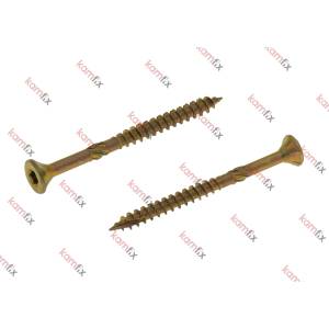  ВИНТ ЗА ДЪРВО KAMFIX 6.0х70 ФРЕЗЕНИК TORX Zn ЖЪЛТ (2131 670-200)