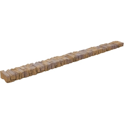 DITON Plotový systém QUICK WALL STONE Velikost: 200 × 15 × 7, Varianta: Quick wall stone - stříška desková hnědý mix, Povrch: natur, reliéfní