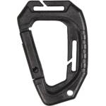 Mil-Tec Тактически пластмасови карабинери Molle черни 2 бр (15922502)