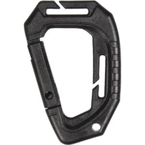 Mil-Tec Тактически пластмасови карабинери Molle черни 2 бр (15922502)