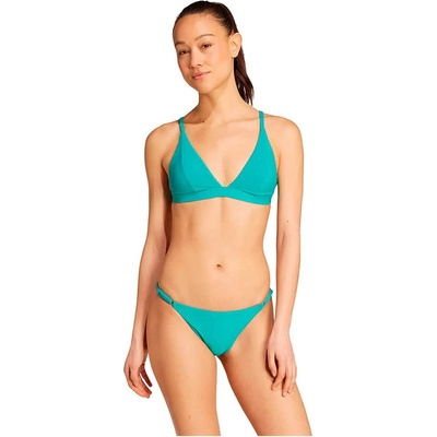 Adidas Iconisea Ribbed Padded Triangle bikini top - Blue (Pure Teal)