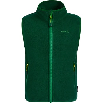 Kamik Детски поларен елек Kamik Kid's Phoenix Fleece vest - Green / Hunter - размер 152 (EU) (703-5359-0619)