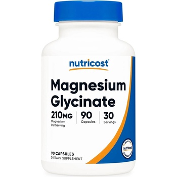 Nutricost Magnesium Glycinate 210 mg, 90 Capsules