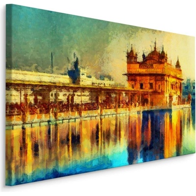 MyBestHome BOX Plátno Zlatý Chrám V Amritsaru Varianta: 100x70