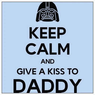 Plakát čtverec Ikea kompatibilní Keep calm daddy