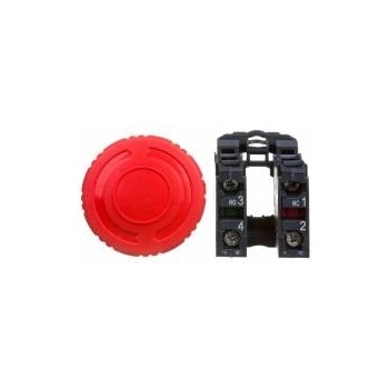 Schneider Safety Button 22mm 1Z 1R IP66 By Rotation XB5AS8445
