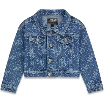 GUESS Деним яке за мини момиче с контрастни лога Guess и копчета