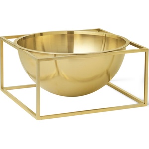 Audo Copenhagen Купичка Kubus centerpiece ниска 12 см злато (71068-000569)