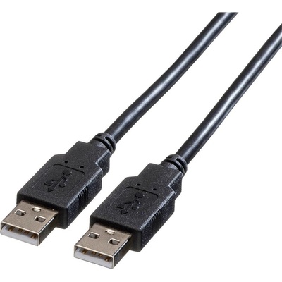 Roline 11.02.8908 USB, USB 2.0 USB-A zástrčka, 0,8m, černý