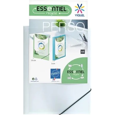 VIQUEL Папка за панорами, 15 мм, PP, A4, VIQUEL "Essentiel Perso", бяла 013614-08 (013614-08)