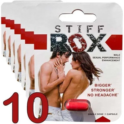 10 x Stiff Rox - секс стимулант за ерекция