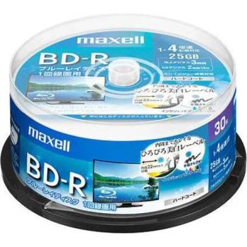 Image 1 of Maxell BD-R MAXELL, Single layer, Blu-Ray, 25 GB, 4x, Printable, 25 px (ML-DB-BDR25-25PRINT)