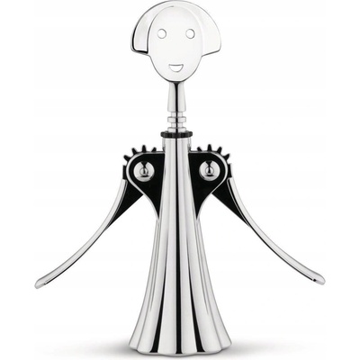 Vývrtka na láhve Alessi Anna G. stříbrná 24,5 x 7 cm